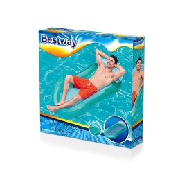 Materac dmuchany do pływania wody basenu plażowy z siatką siateczkowy miętowy BESTWAY 43103