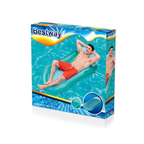 Materac dmuchany do pływania basenu wodny z siatką miętowy BESTWAY 43103 Materac dmuchany do pływania basenu wodny z siatką miętowy BESTWAY 43103