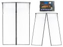 Moskitiera siatka magnetyczna na drzwi 85x210cm CZARNA