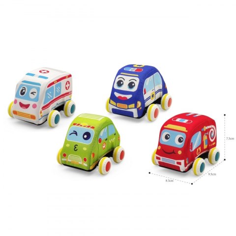 WOOPIE BABY Pluszowe Nakręcane Autka Zestaw Mata Drogowa 5 el. WOOPIE BABY Pluszowe Nakręcane Autka Zestaw Mata Drogowa 5 el.