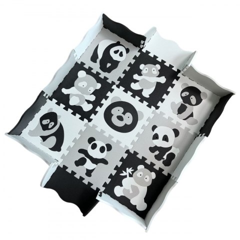 WOOPIE Mata Piankowa Kontrastowa Puzzle Kojec WOOPIE Mata Piankowa Kontrastowa Puzzle Kojec