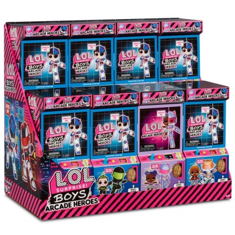 L.O.L Surprise Boys Arcade Heroes Bhaddie Bro lalka w automacie do gier L.O.L Surprise Boys Arcade Heroes Bhaddie Bro lalka w automacie do gier