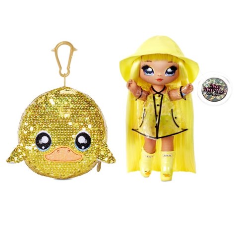 Na! Na! Na! Surprise Sparkle - Lalka Daria Duckie i Kaczka w balonie z konfetti Seria Cekinowa Pom Na! Na! Na! Surprise Sparkle - Lalka Daria Duckie i Kaczka w balonie z konfetti Seria Cekinowa Pom