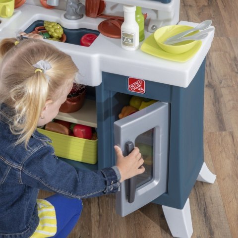 STEP2 Nowoczesna Realistyczna Kuchnia dla Dzieci z Wieloma Akcesoriami STEP2 Nowoczesna Realistyczna Kuchnia dla Dzieci z Wieloma Akcesoriami