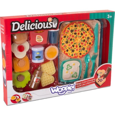 WOOPIE Zestaw do Krojenia Układania Jedzenie Fast Food 36 el. WOOPIE Zestaw do Krojenia Układania Jedzenie Fast Food 36 el.