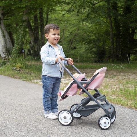 SMOBY Wózek dla Lalek Maxi Cosi Quinny Spacerówka dla bliźniąt SMOBY Wózek dla Lalek Maxi Cosi Quinny Spacerówka dla bliźniąt