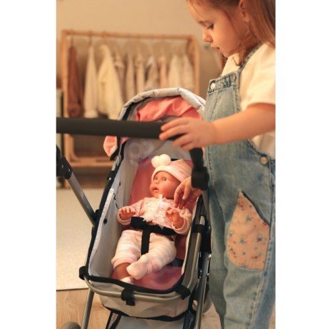 WOOPIE ROYAL Wózek dla Lalek 2w1 Gondola Spacerówka Regulacja