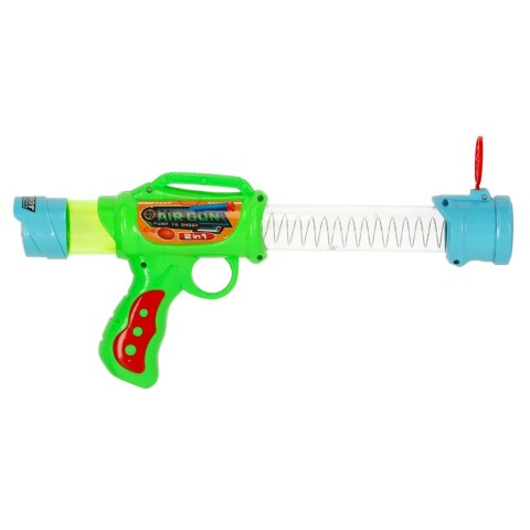 Pistolet wyrzutnia karabin na bezpieczne naboje miękkie kulki piankowe 2w1 Pistolet wyrzutnia karabin na bezpieczne naboje miękkie kulki piankowe 2w1