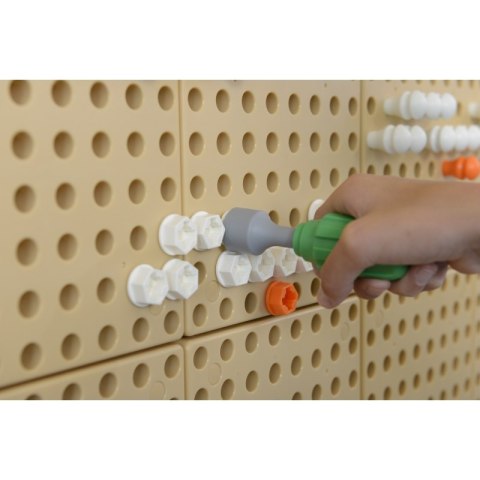 MASTERKIDZ Ręczne Narzędzia 6 Elementów Śrubokręt Klucz - Tablica Naukowo-Edukacyjna STEM