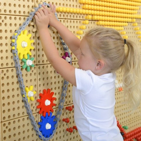 MASTERKIDZ Koła Zębate Zbuduj Własny Mechanizm - Tablica Naukowo-Kreatywna STEM MASTERKIDZ Koła Zębate Zbuduj Własny Mechanizm - Tablica Naukowo-Kreatywna STEM