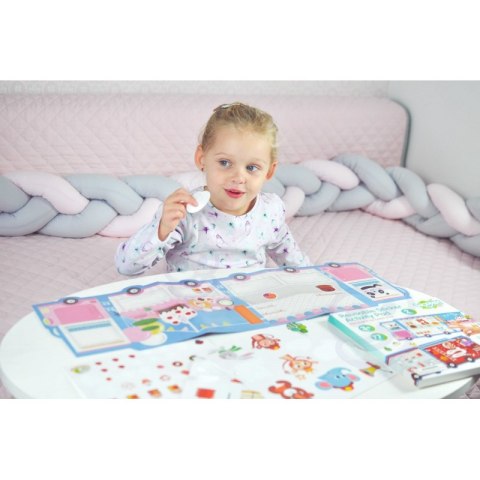 WOOPIE ART&FUN Naklejki Wielorazowe Zestaw Kreatywny Wyklejanka Pojazdy Straż Pożarna Lodziarnia 77 el. WOOPIE ART&FUN Naklejki Wielorazowe Zestaw Kreatywny Wyklejanka Pojazdy Straż Pożarna Lodziarnia 77 el.