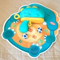 WOOPIE Gra w Rzutki Pistolet Dinozaur na Kulki Rzepy Tarcza Punkty Strzelanie