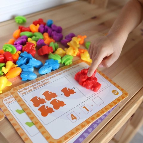 WOOPIE Zestaw Edukacyjny Nauka Liczenia Montessori Sorter Kolorów 16SZT WOOPIE Zestaw Edukacyjny Nauka Liczenia Montessori Sorter Kolorów 16SZT