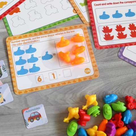 WOOPIE Zestaw Edukacyjny Nauka Liczenia Montessori Sorter Kolorów 2szt WOOPIE Zestaw Edukacyjny Nauka Liczenia Montessori Sorter Kolorów 2szt