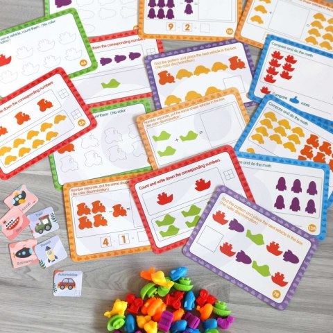 WOOPIE Zestaw Edukacyjny Nauka Liczenia Montessori Sorter Kolorów 2szt WOOPIE Zestaw Edukacyjny Nauka Liczenia Montessori Sorter Kolorów 2szt