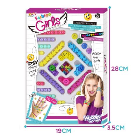 WOOPIE ART&FUN Zestaw do Robienia Biżuteri Bransoletek Wisiorków WOOPIE ART&FUN Zestaw do Robienia Biżuteri Bransoletek Wisiorków