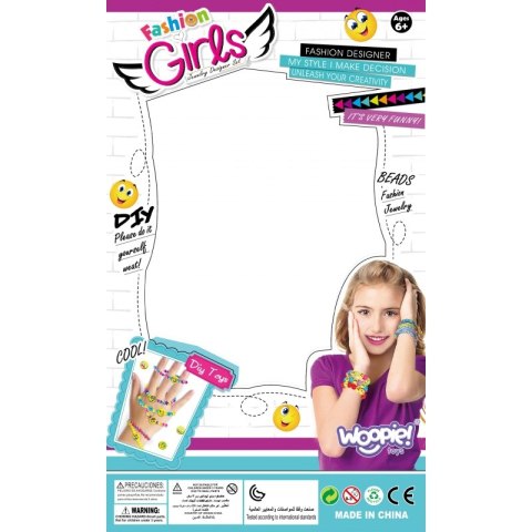 WOOPIE ART&FUN Zestaw do Robienia Biżuteri Bransoletek Wisiorków WOOPIE ART&FUN Zestaw do Robienia Biżuteri Bransoletek Wisiorków