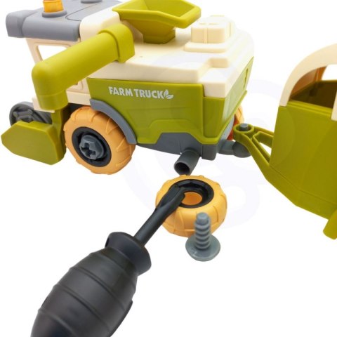 WOOPIE Farma Zestaw Konstrukcyjny do Skręcenia Kombajn Stajnia Figurki + Konik WOOPIE Farma Zestaw Konstrukcyjny do Skręcenia Kombajn Stajnia Figurki + Konik