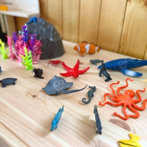 WOOPIE Zestaw Figurki Zwierzeta Morskie 33 el.