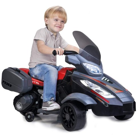 FEBER Motor Pojazd na Akumulator Wózek Motorek Elektryczny Trójkołowy 12V FEBER Motor Pojazd na Akumulator Wózek Motorek Elektryczny Trójkołowy 12V