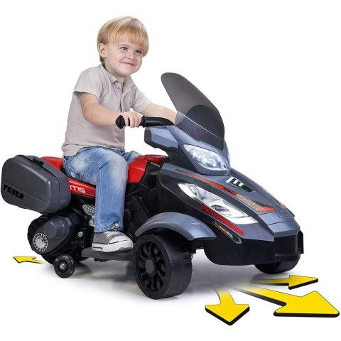 FEBER Motor Pojazd na Akumulator Wózek Motorek Elektryczny Trójkołowy 12V FEBER Motor Pojazd na Akumulator Wózek Motorek Elektryczny Trójkołowy 12V