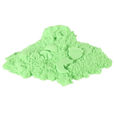 Piasek dla dzieci 1kg w woreczku zielony Piasek dla dzieci 1kg w woreczku zielony