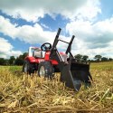 FALK Traktor Mc Cormick Czerwony na Pedały z Przyczepką od 3 Lat