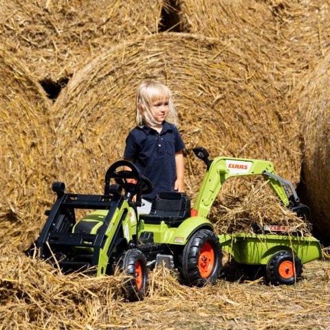 FALK Traktor z Przyczepą CLAAS Arion Backhoe ŁYŻKA + Ładowarka Od 2 Lat FALK Traktor z Przyczepą CLAAS Arion Backhoe ŁYŻKA + Ładowarka Od 2 Lat