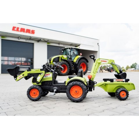 FALK Traktor z Przyczepą CLAAS Arion Backhoe ŁYŻKA + Ładowarka Od 2 Lat FALK Traktor z Przyczepą CLAAS Arion Backhoe ŁYŻKA + Ładowarka Od 2 Lat
