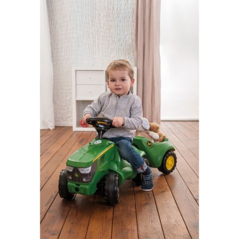 Rolly Toys rollyMinitrac Jeździk John Deere 6150 R Traktor Klakson Rolly Toys rollyMinitrac Jeździk John Deere 6150 R Traktor Klakson