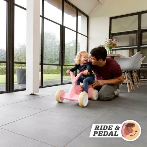 BERG GO2 Gokart Jeździk Rowerek 2w1 Retro Pink BERG GO2 Gokart Jeździk Rowerek 2w1 Retro Pink
