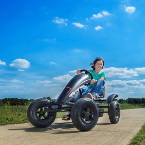 BERG Gokart na Pedały XL Black Edition BFR Pompowane Koła od 5/6 lat do 100 kg BERG Gokart na Pedały XL Black Edition BFR Pompowane Koła od 5/6 lat do 100 kg