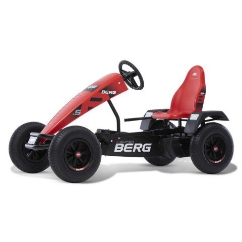 BERG Gokart na Pedały XL B.Super Red BFR Pompowane Koła od 5 lat do 100 kg