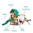 BACKYARD DISCOVERY Belmont Drewniany Plac Zabaw 6w1