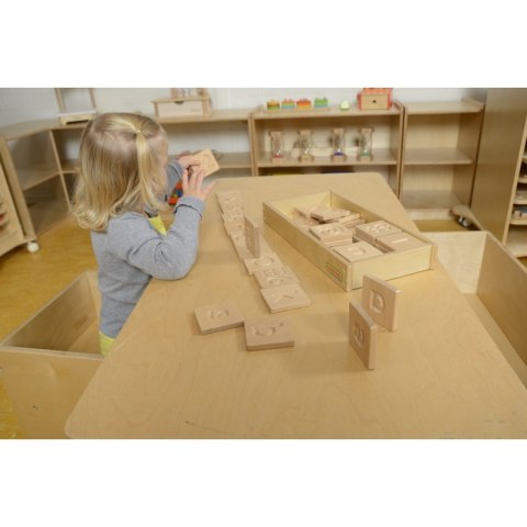 MASTERKIDZ Zabawka Sensoryczna Rozpoznaj Dotykiem Literki Cyfry Kształty Montessori MASTERKIDZ Zabawka Sensoryczna Rozpoznaj Dotykiem Literki Cyfry Kształty Montessori