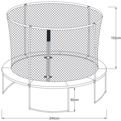 Axi Trampolina Bostonn 244 cm + Siatka Axi Trampolina Bostonn 244 cm + Siatka