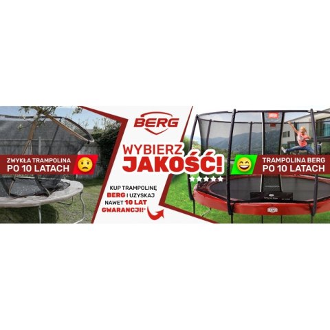 BERG Trampolina Favorit Gray 270 cm + Siatka Comfort BERG Trampolina Favorit Gray 270 cm + Siatka Comfort