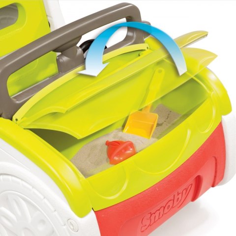 SMOBY Samochód Przygód ze zjeżdżalnią i piaskownicą SMOBY Samochód Przygód ze zjeżdżalnią i piaskownicą