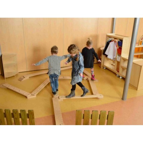 MASTERKIDZ Trening Balansu Równowagi Drewniane Deseczki MASTERKIDZ Trening Balansu Równowagi Drewniane Deseczki