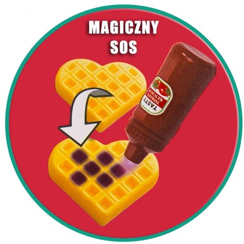 WOOPIE Gofrownica Zestaw Kuchenny Jedzenie ZMIENIAJĄCE KOLOR 10 el. WOOPIE Gofrownica Zestaw Kuchenny Jedzenie ZMIENIAJĄCE KOLOR 10 el.