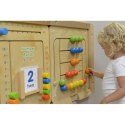 MASTERKIDZ Tablica Ścienna Edukacyjna Labirynt Koraliki Montessori