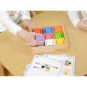 MASTERKIDZ Kubeczki I Klocki Kwadratowe Zabawka Drewniana Sorter Kolorów Montessori