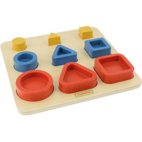 MASTERKIDZ Sorter Kształtów Klocki Geometryczne Montessori MASTERKIDZ Sorter Kształtów Klocki Geometryczne Montessori