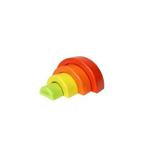 MASTERKIDZ Drewniane Puzzle Układanka Tęcza Montessori MASTERKIDZ Drewniane Puzzle Układanka Tęcza Montessori