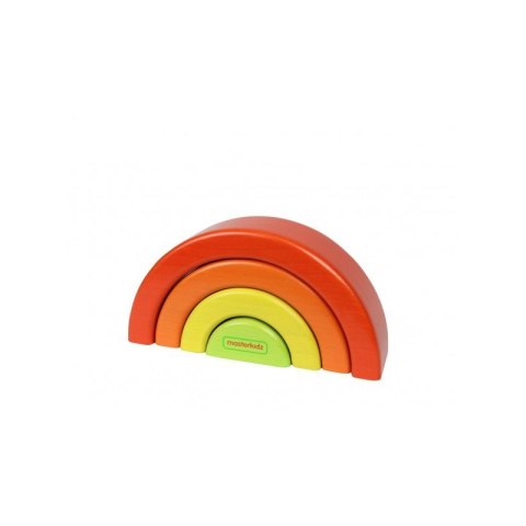 MASTERKIDZ Drewniane Puzzle Układanka Tęcza Montessori MASTERKIDZ Drewniane Puzzle Układanka Tęcza Montessori