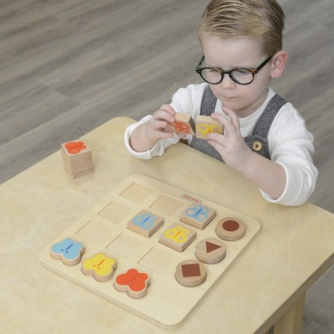 MASTERKIDZ Układanka Dopasowanie Kolorów i Wzorów Montessori MASTERKIDZ Układanka Dopasowanie Kolorów i Wzorów Montessori