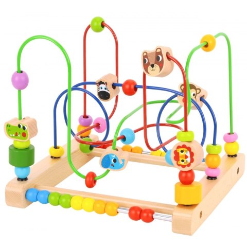 TOOKY TOY Duża Przeplatanka Zakręcona Las Zwierzęta Pętla Motoryczna TOOKY TOY Duża Przeplatanka Zakręcona Las Zwierzęta Pętla Motoryczna