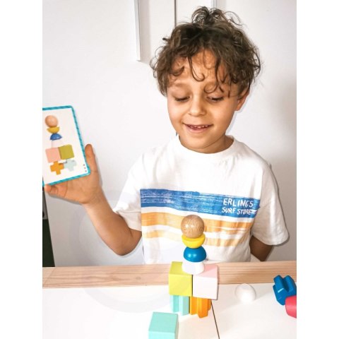 TOOKY TOY Drewniane Klocki Układanka Gra 24 Wzory 36 el. TOOKY TOY Drewniane Klocki Układanka Gra 24 Wzory 36 el.