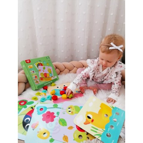 TOOKY TOY Układanka Klocki dla Dzieci Zwierzęta Dopasuj Nauka Kształtów Kolorów + Plansze TOOKY TOY Układanka Klocki dla Dzieci Zwierzęta Dopasuj Nauka Kształtów Kolorów + Plansze