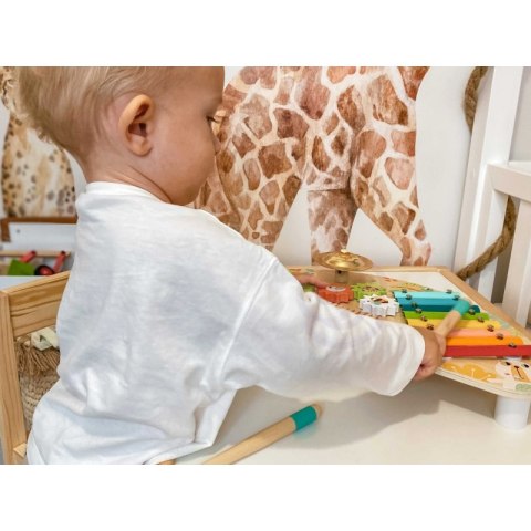 TOOKY TOY Wielofunkcyjny Instrument Centrum Muzyczne Ksylofon Zębatki Tarka Bębenek Talerz Pałeczki TOOKY TOY Wielofunkcyjny Instrument Centrum Muzyczne Ksylofon Zębatki Tarka Bębenek Talerz Pałeczki